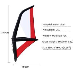 Inflável Stand Up Paddle Board, Vela de Surf, Windsurf, Air Windsurf SUP para Surfista, Novo Popular - Image 3