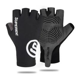 SUPERIDE Gel Acolchoado Metade Do Dedo Ciclismo Luvas Homens Mulheres Respirável MTB Bicicleta Luvas Esportes Umidade Wicking Road Bike Luvas - Image 1