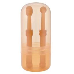 2x conjunto escova dentes para animais estimação silicone gatos cães dental-saúde 360 ​​cabeça cilindro - Image 1
