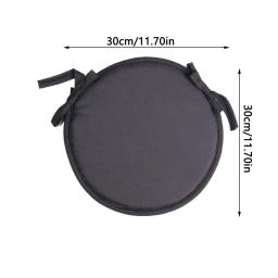 Almofada redonda para cadeira, cor doce, almofadas de assento com cordão para jardim, pátio, cozinha, escritório, almofada de assento, 30*30cm - Image 6