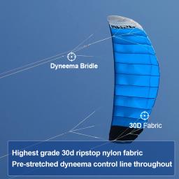 Kite de tração profissional com barra, equipamento de kitesurf, 4 linhas elétricas, 9km, 3,6 m-4,5 m, para ajuste, salto - Image 6