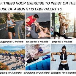 Aros circulares hula removíveis para adultos, esportes, emagrecimento, equipamento fitness, anel de treinamento, círculo ajustável, argola para mulheres - Image 6