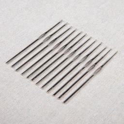 Agulhas de tricô em aço inoxidável, gancho de crochê, diy, artesanal, fios, weave, camisola, ferramentas, 0,6-1,9mm - Image 4