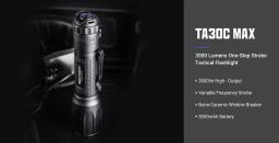 Nextorch-TA30C MAX Lanterna Tática, Strobe de um passo, 3000 Lumens, Lanterna - Image 6
