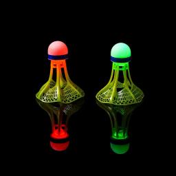 Bola luminosa Windproof Badminton, Super durável e inquebrável, Bola de nylon brilhante fluorescente exterior com luz - Image 6
