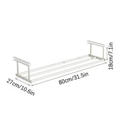 Prateleira expansível para sapatos, bandeja de armazenamento, economizador de espaço, cesta de sapatos, prateleira ajustável para despensa, para armário de entrada - Image 6