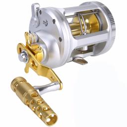 Poderoso Reboque Carretel De Reboque Isca De Água Doce De Metal Carretel De Pesca Carretel Rotativo Da Mão Direita Carretel De Reboque Carretel De Pesca - Image 1