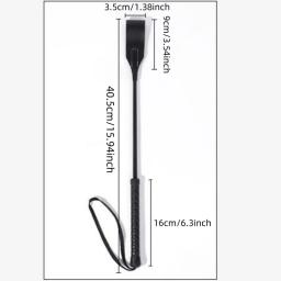 Chicote de couro genuíno de alta qualidade - 40 cm, adequado para treinamento equestre e acessórios de equitação, artefato de treinamento - Image 2