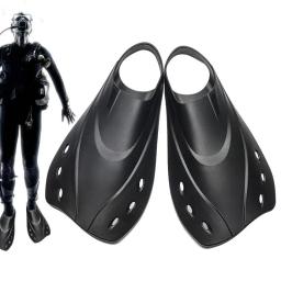 Nadadeiras Curtas Portáteis De Natação, Barbatanas De Snorkeling, Mergulho, Equipamento De Treinamento - Image 1