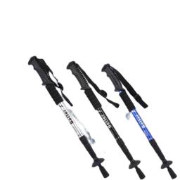Liga telescópica Alpenstock para acampamento ao ar livre, 4 seção, caminhadas, bengala, pólos - Image 3