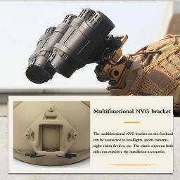Capacete tático com óculos de visão noturna, modelo, suporte NVG, óculos para Airsoft Paintball, jogos de guerra, caça, etc. - Image 4