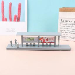 Mini Simulação Modelo Estação Rodoviária, Estação Ferroviária de Alta Velocidade, Plataforma DIY, 1: 87 - Image 5
