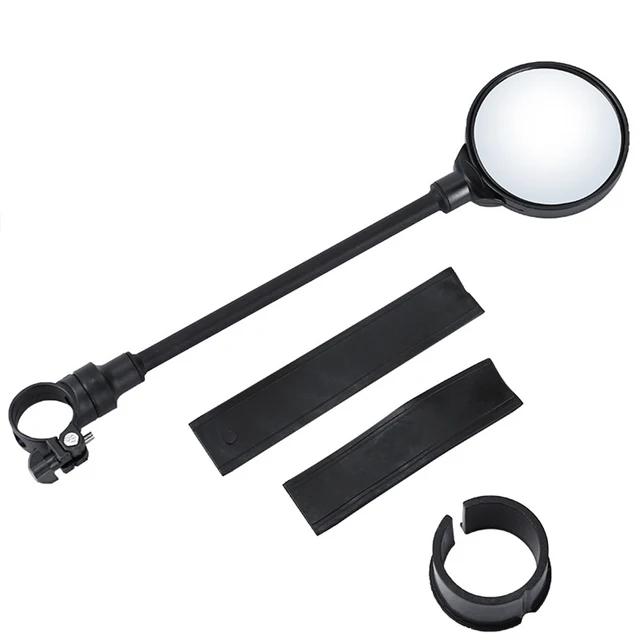 Bicicleta giratória e ajustável guidão espelho retrovisor, grande ângulo de visão traseira, espelho convexo à prova de choque, Universal, 2pcs - Image 1