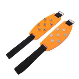 Garras de gelo de silicone sete dentes garras de gelo ao ar livre escalada neve montanha antiderrapante sete dentes garras de gelo ajustáveis - Image 5