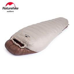 Naturehike-Duck Down Saco de Dormir, Ultraleve, Portátil, 20D Nylon, Manter Quente, Múmia, SnowBird, Escalada ao ar livre, M, L, XL Tamanho - Image 2