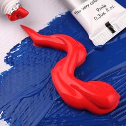 Conjunto de pintura a óleo para vestuário de tecido, desenho de vidro de prego, arte impermeável, 12 cores, 9ml, atacado - Image 2