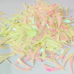 Lantejoulas de pvc planas em forma de pimenta, 5x32mm, com 1 furo, cores laser, 1000pcs - Image 6