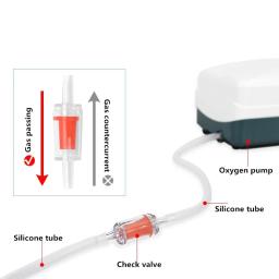 Aquarium Oxygen Pump Tracheal Check Valve, Tanque de peixes, Sem Retorno, Ar Aumentando Bomba, Acessórios de mangueira, Casa, 10Pcs - Image 5