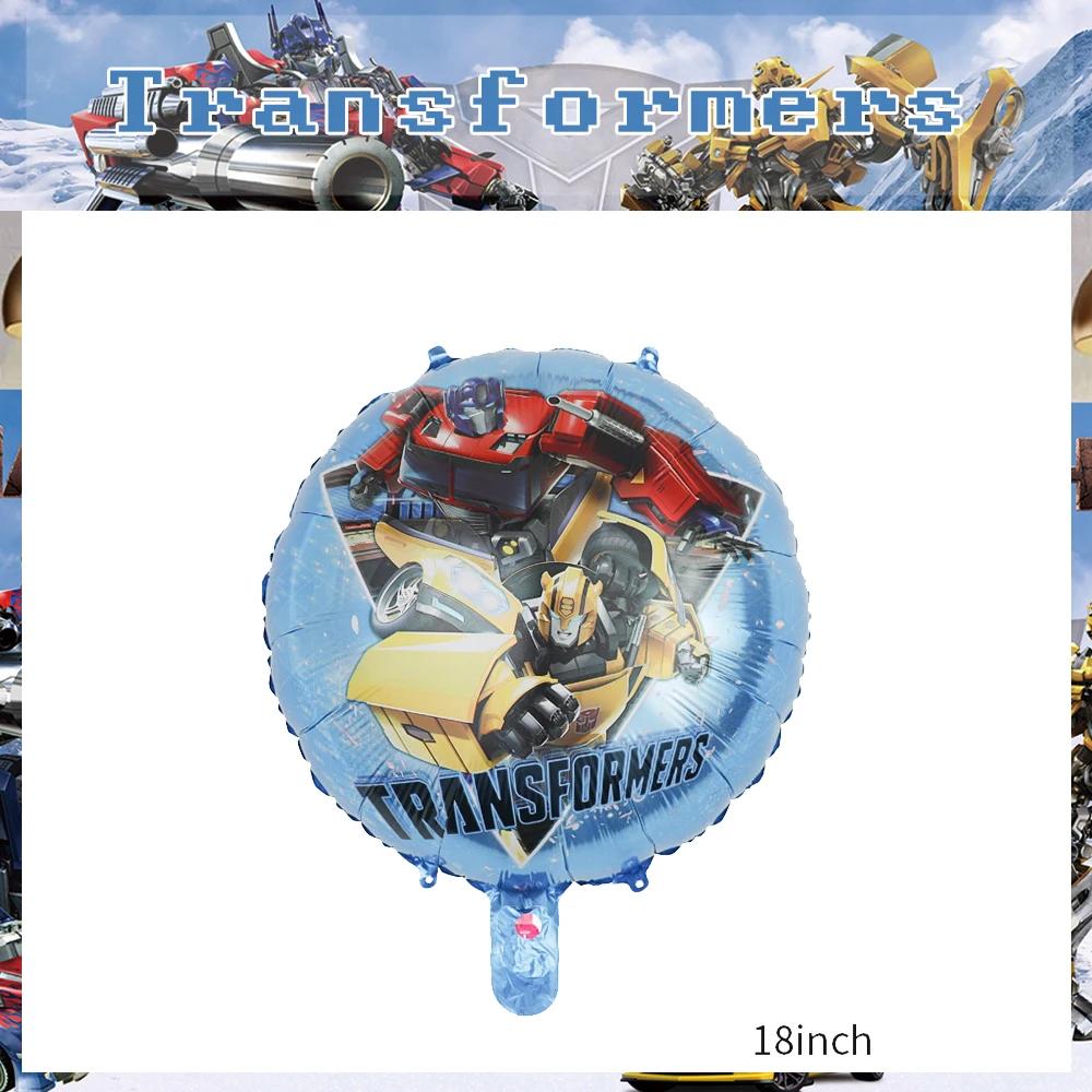 Latex Foil Látex Balões para Decoração de Festa, Louça, Chávena, Prato, Suprimentos de Aniversário Infantil, Transformadores, Decoração de Festa para Meninos - Image 1