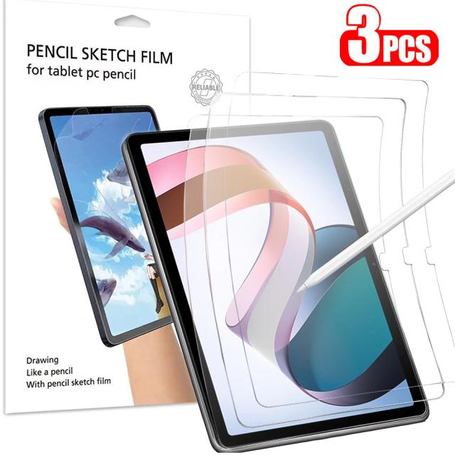 Protetor de Tela Matte PET para Xiaomi Pad 6S Pro, 5 Pro, 6, 11 SE e 10,61" - Sensação de Papel Ideal para Escrita