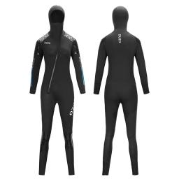 Roupa de mergulho com capuz 3mm, peça única com zíper frontal para homens e mulheres, surf, natação de inverno, vela, caiaque - Image 2