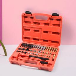 Conjunto portátil de ferramentas de reparo de roscas, Conjunto de ferramentas manuais, 21 matrizescom caixa de armazenamento, Unc UNF Metric, 42pcs - Image 5