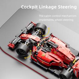 Carros de corrida para crianças, modelo Fórmula F1, escala 1:10, esportes criativos, presentes para mais de 3 anos, 1137 PCs - Image 5
