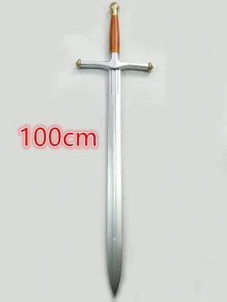 1:1 filme cosplay espada prop lobo geada espada arma role play presente segurança plutônio inverno geada espada grande 104cm - Image 6