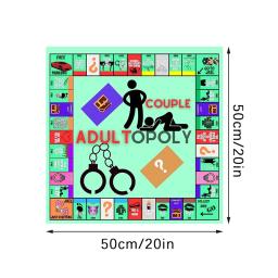 Adultopoly jogo de tabuleiro casais adultopoly data noite jogo divertido jogo de cartas de relacionamento interativo cartas de conversa para casais - Image 6