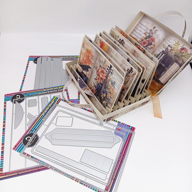 Corte Morre de Alumínio para Scrapbooking e Artesanato: Ideal para Álbum de Viagem, Cartões Handmade e Projetos Criativos