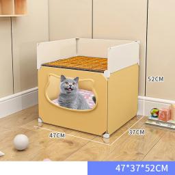 Destacável Cat Hiding House, confortável ninho de cachorro pequeno, lavável caverna gatos camas, Pet fornecimentos - Image 6