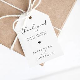 Cartão de agradecimento personalizado para convidados, Custom Feliz Natal Shower Party Decorações, Minimalista Abastecimento, Presente Tags - Image 2