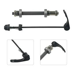1 conjunto de cubo de roda de bicicleta mtb, eixo dianteiro e traseiro de liberação rápida com 2 rolamentos, substituição de haste de liberação rápida com peça de rolamento - Image 4