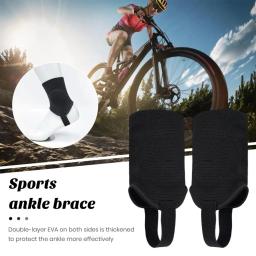 Protetor de tornozelo de malha para esportes, camada dupla, faixas elásticas, artes do futebol, unisex, rugby - Image 1