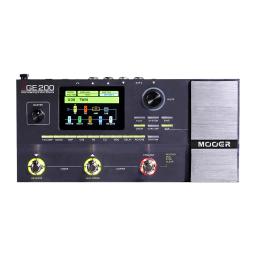 Mooer ge200 pedal multi efeitos guitarra processador instrumentos musicais amplificador modelagem 26 ir 151 efeitos looper cab tuning - Image 2