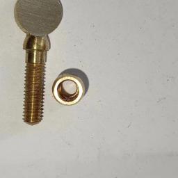 Flauta clarinete braçadeira parafuso, produtos semi-acabados feitos de latão, 10pcs, antes do niquelamento, venda quente - Image 3