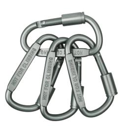 Alta qualidade de alumínio mosquetão d-ring chaveiro kit de viagem equipamentos de acampamento montanhismo gancho acessórios de escalada - Image 1