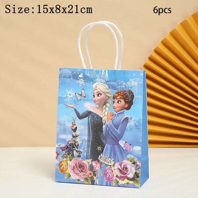 Papel de Embrulho Disney Frozen - 6 Unidades 21x15cm para Presentes e Festas