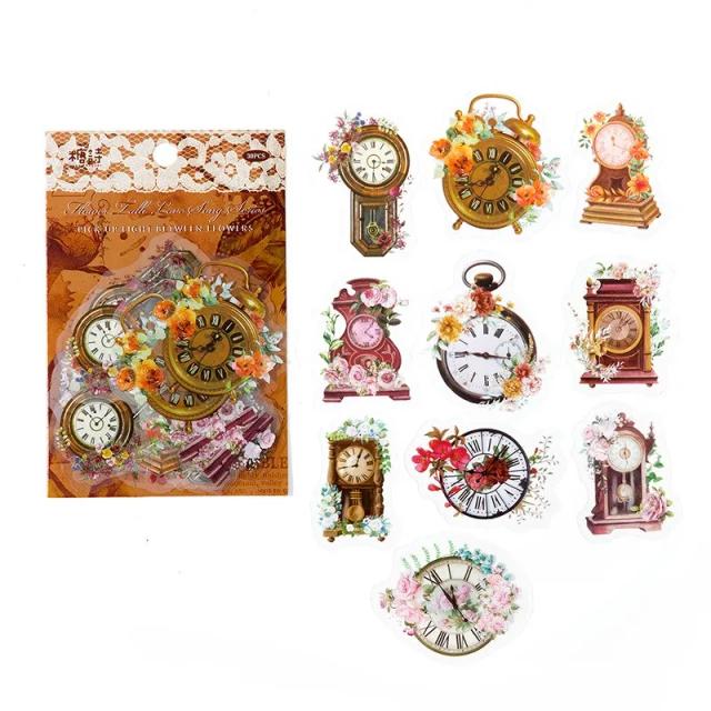 Conjunto de 30 Adesivos Vintage em Formato de Janela e Garrafa para Scrapbook e Artesanato DIY