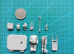 Kit modelo resina para imperador francês, modelo de brinquedo de 54mm, frete grátis - Image 3