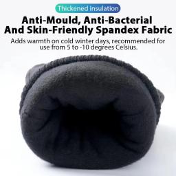 Nofoxo inverno luvas de esqui térmica à prova dwaterproof água tela toque luvas esportes ao ar livre quente ciclismo pesca correndo luvas das mulheres dos homens - Image 5