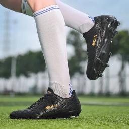 Botas de futebol antiescorregadias de cano baixo para homens, tênis de futebol juvenil, chuteiras de treinamento profissional, espigões longos, resistentes - Image 6