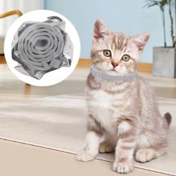 Coleira antipulgas para animais, coleira natural ajustável no pescoço para cães e gatos, cachorros e gatos, acessórios para animais, proteção para 8 meses - Image 4