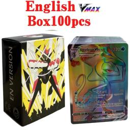 Pokemon cartão vstar etiqueta equipe gx vmax treinador energia brilhando jogo castellano inglês francês coreano espanhol alemão brinquedos - Image 4