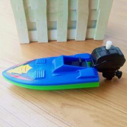 Lancha de Plástico Infantil, Velocidade de Vento, Barco Mecânico, Brinquedo de Banho, Navio de Corrida, Verão, Esportes Aquáticos, Flutuante, Brinquedos Infantis - Image 5