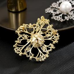 Broche Flor para Mulher, Alfinetes de Lapela, Acessórios de Jóias, Roupas, Presentes de Ano Novo, Alta Qualidade, Moda - Image 3
