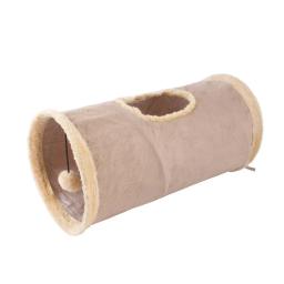 Canal de pelúcia dobrável para gato pet, camurça dobrável, brinquedo educativo, inverno quente, brinquedos interativos, suprimentos para gatos - Image 6