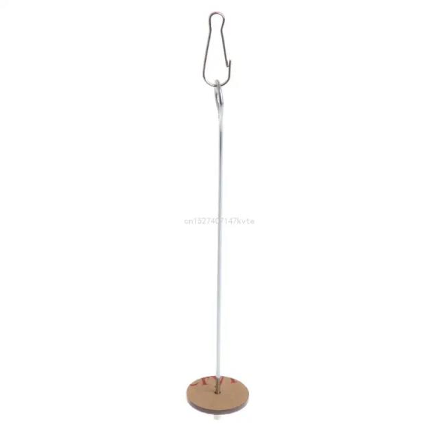 Suporte de aço inoxidável para comida e brinquedos de forrageamento para papagaios com espeto de frutas