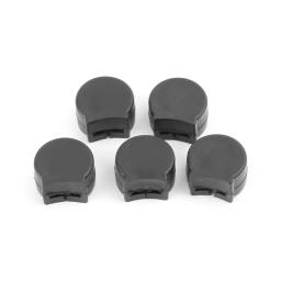Conjunto 5 protetores almofada macia para descanso polegar clarinete borracha confortável, preto Y1QE - Image 1