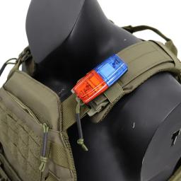 Tactical FAST MICH Capacete, Luz intermitente de segurança, Survival Signal Light, Ciclismo Lâmpada, Equipamento ao ar livre para caça, Caminhadas, Ciclismo - Image 6